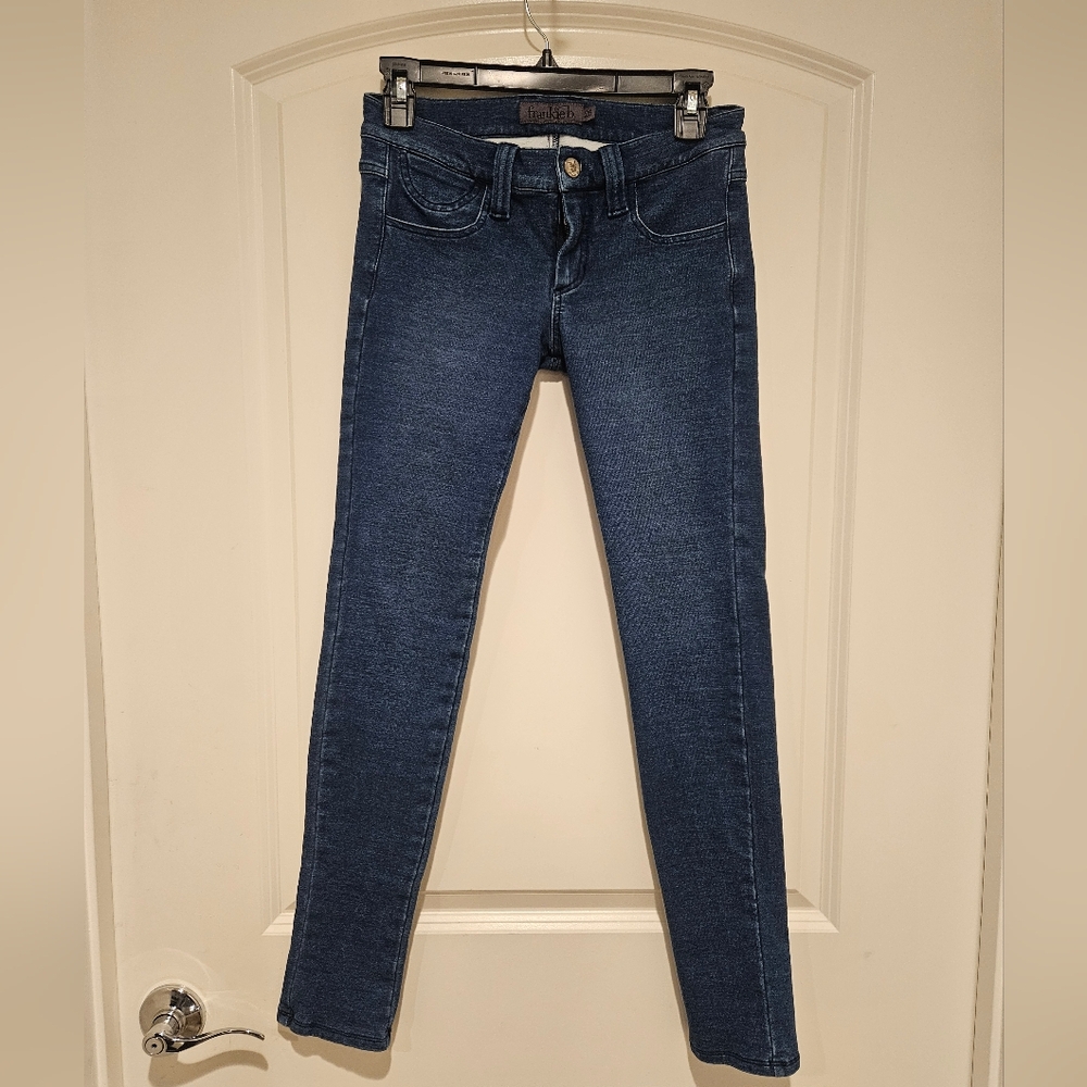 Frankie B. Blue Skinny Jeans Classic Style #73-2